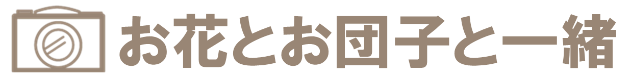 お花とお団子と一緒